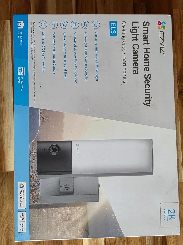 Caméra wifi extérieure avec lampe, TV, Hi-fi & Vidéo, Caméras de surveillance, Enlèvement ou Envoi, Neuf, Caméra extérieure