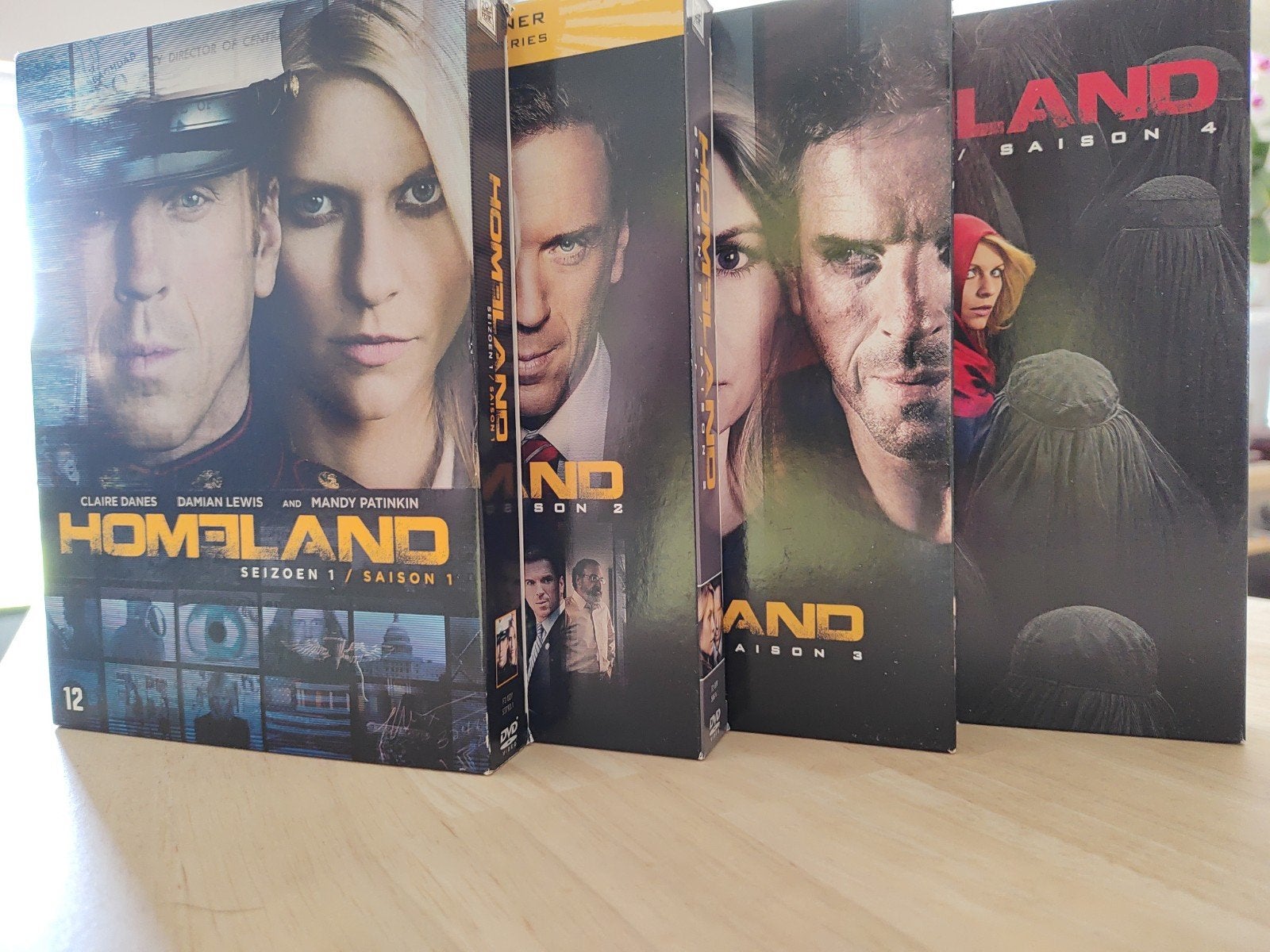 'Homeland' DVD boxsets seizoenen 1 2 3 4, Cd's en Dvd's, Nederlands, Inclusief doosje, Actie, Ophalen of Verzenden