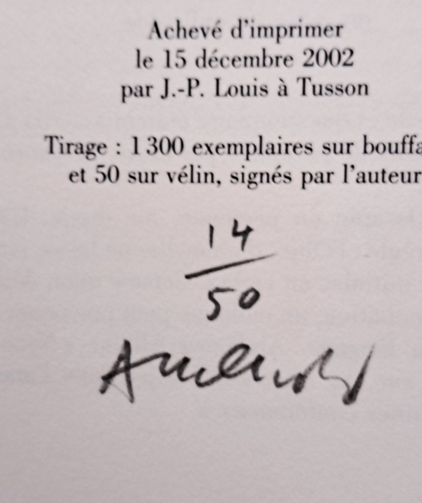 Alechinsky "Parfois Répondre à un questionnaire gesigneerd, Neuf, Peinture et dessin, Enlèvement ou Envoi, Pierre Alechinsky
