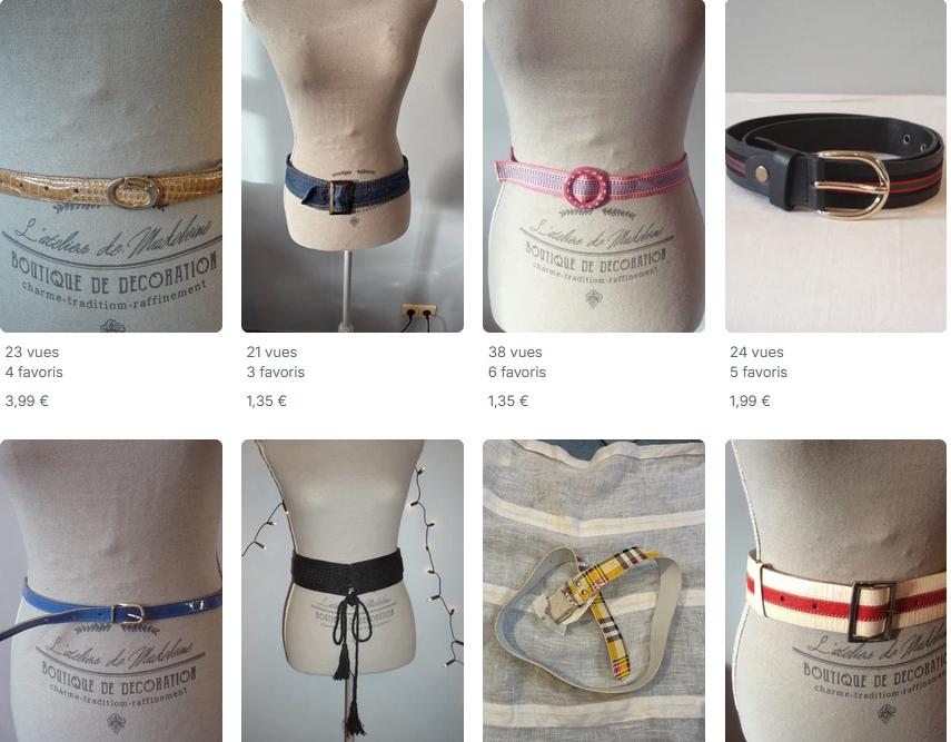 Ceinture vintage, Minder dan 3 cm, Heupriem, Ophalen of Verzenden, Zo goed als nieuw