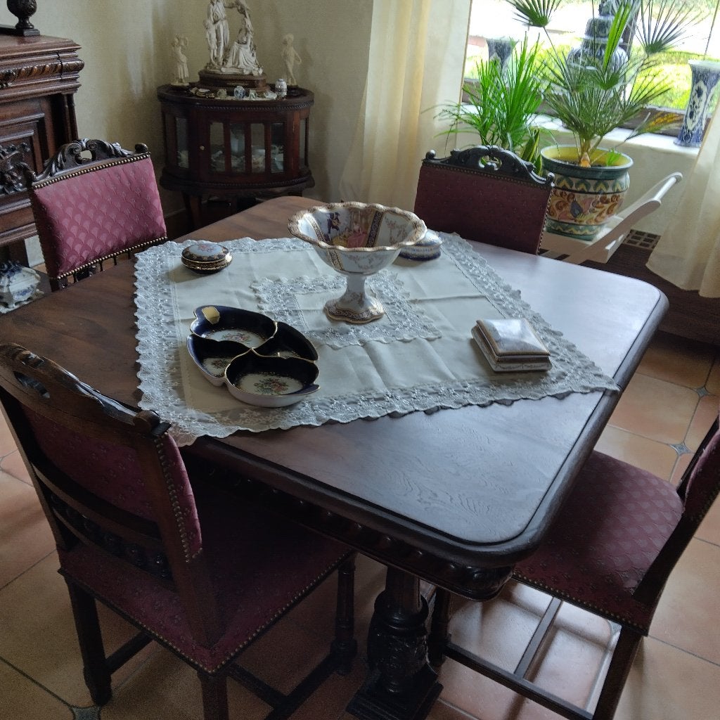 eetkamer antiek, Ophalen