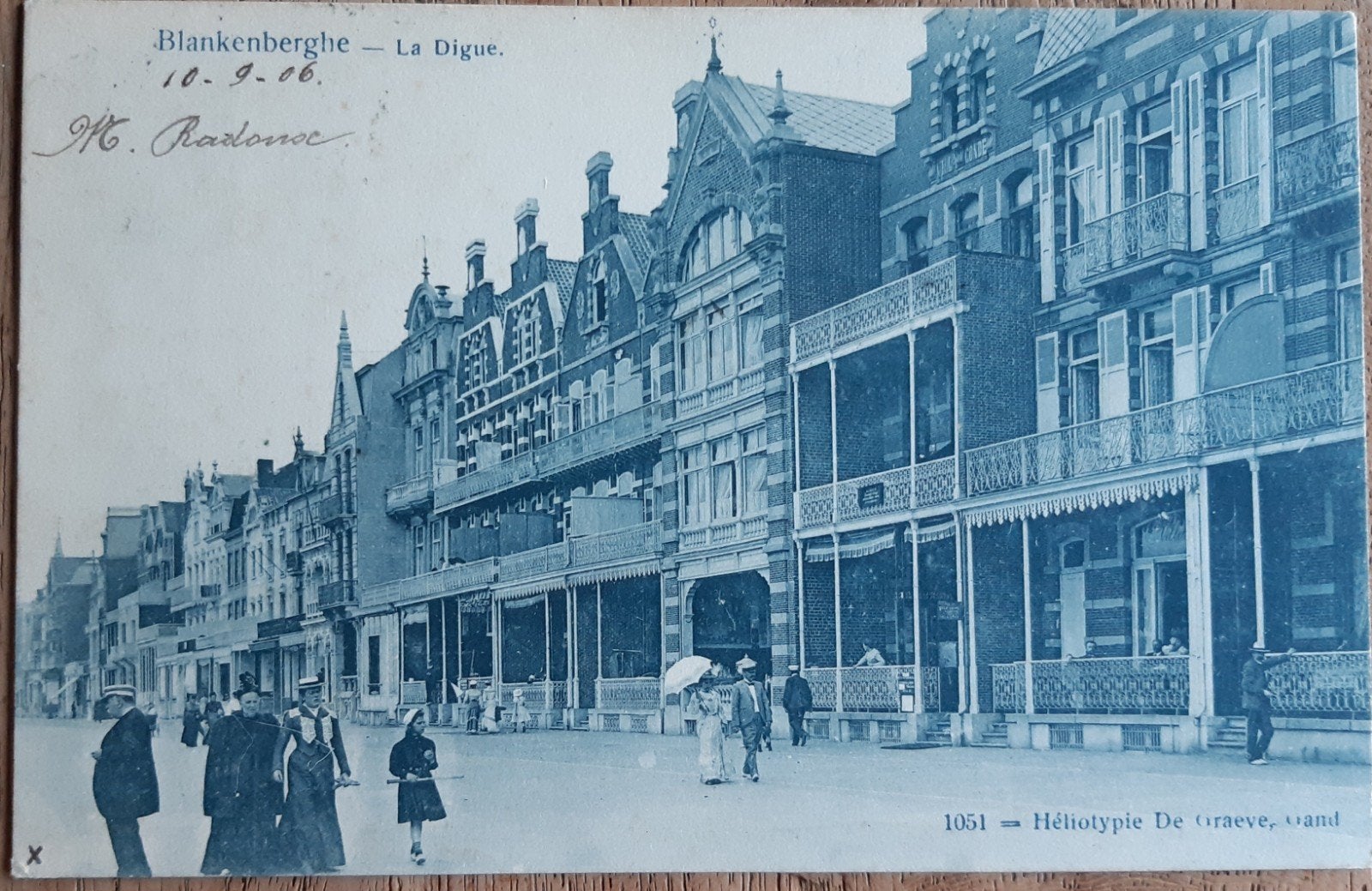 BLANKENBERGE : les villas de la digue ZEEDIJK TOP, Enlèvement ou Envoi
