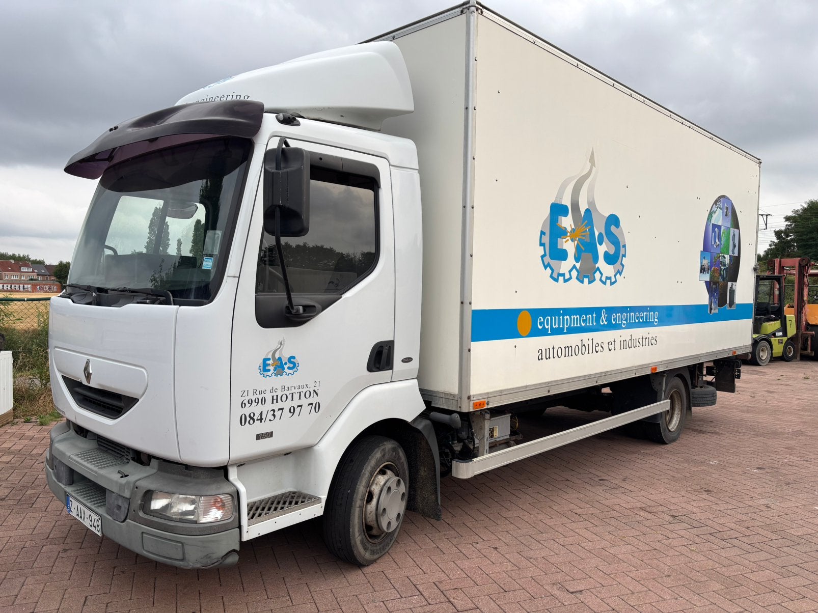 renault midlum 150 dci  bladvering, Bedrijf, Te koop, Renault