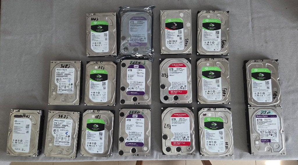 Seagate SATA-harde schijf, Western Digital,..., Computers en Software, Harde schijven, Ophalen of Verzenden, Gebruikt, SATA, HDD