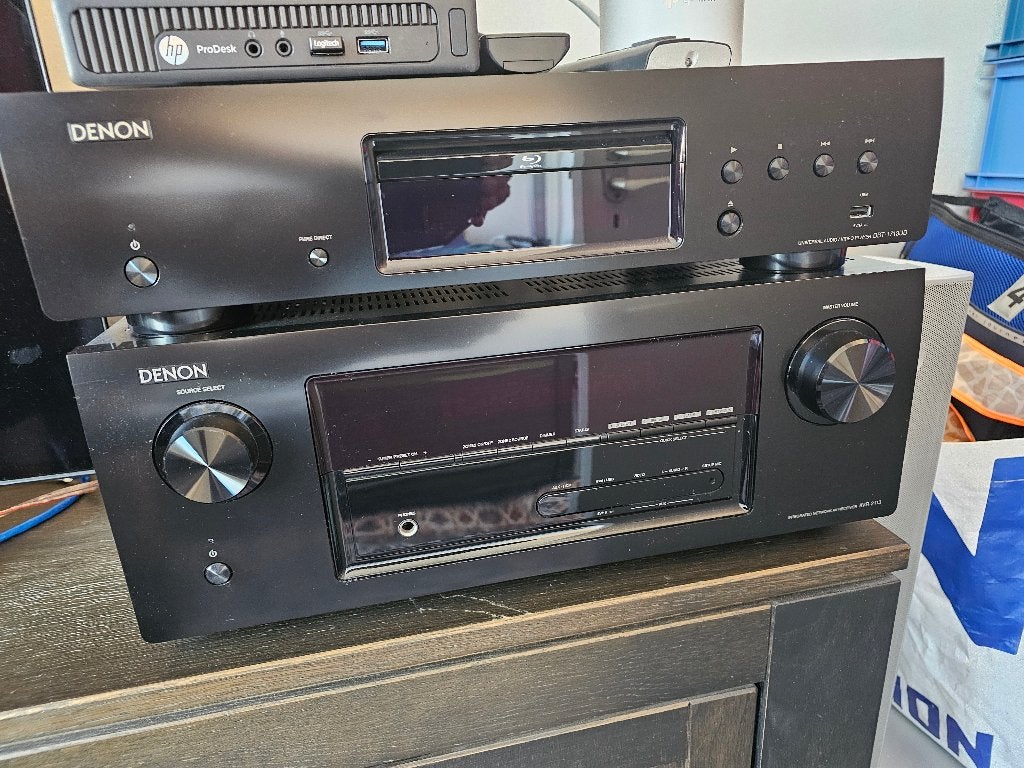 Denon + Canton 5.1 TOP SET, Autres marques, Lecteur Blu-ray, Comme neuf, Enlèvement