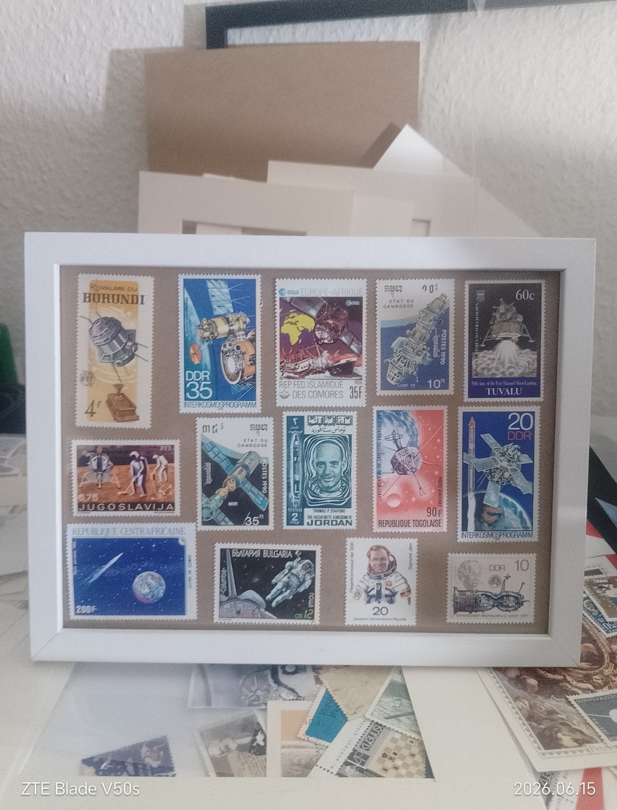 Postzegels ruimtevaart postfrisch, Ophalen of Verzenden