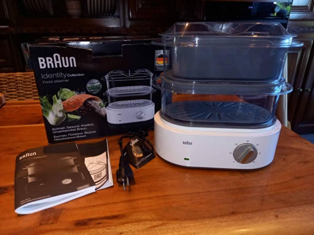 Braun Identity Collection Food Steamer nieuw in doos, Ophalen, Overige typen, Nieuw, Wit