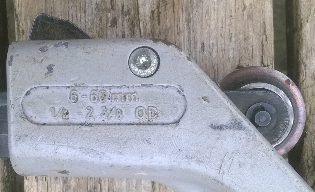 Pijpsnijder, Rothenberger, Doe-het-zelf en Bouw, Ophalen of Verzenden, Gebruikt, Snijgereedschap, Overige merken