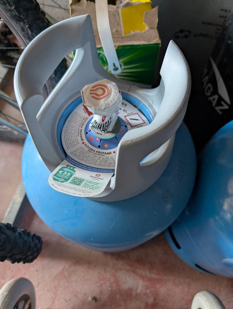 Propaan gasfles EasyBlue 9,5KG NIEUW, Caravans en Kamperen, Kampeeraccessoires, Ophalen, Nieuw
