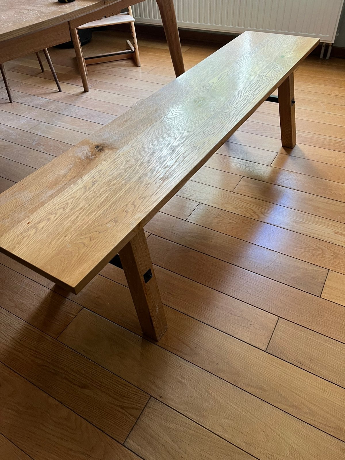 Banc en chêne, Maison & Meubles, Enlèvement, Comme neuf