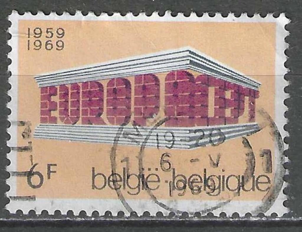 Belgie 1969 - Yvert/OBP 1490 - 10 Jaar Europa (ST), Postzegels en Munten, Verzenden, Gestempeld, Gestempeld, Europa