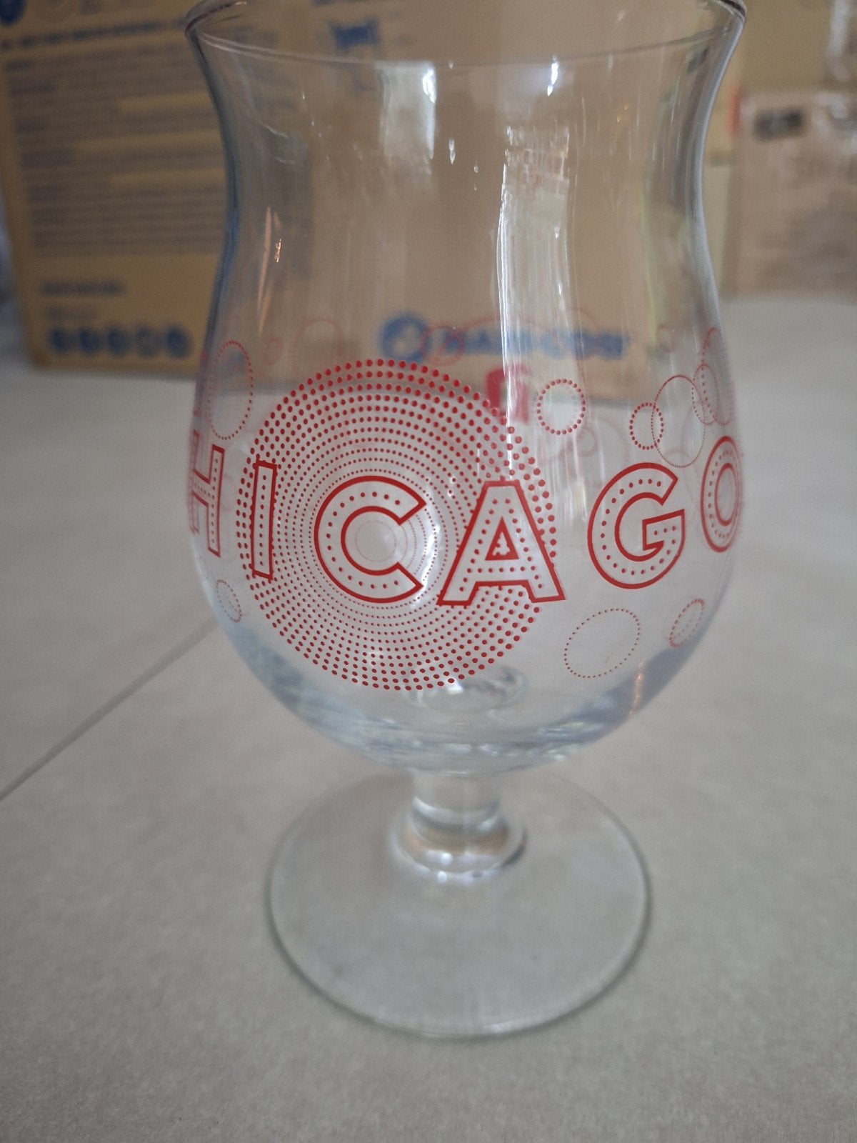 Verre Duvel Chicago, Enlèvement ou Envoi