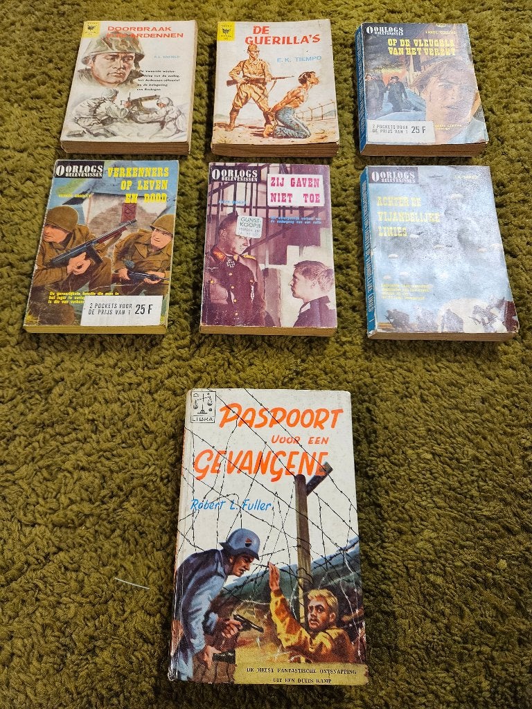Leesboeken oorlog belevenissen, Boeken, Ophalen