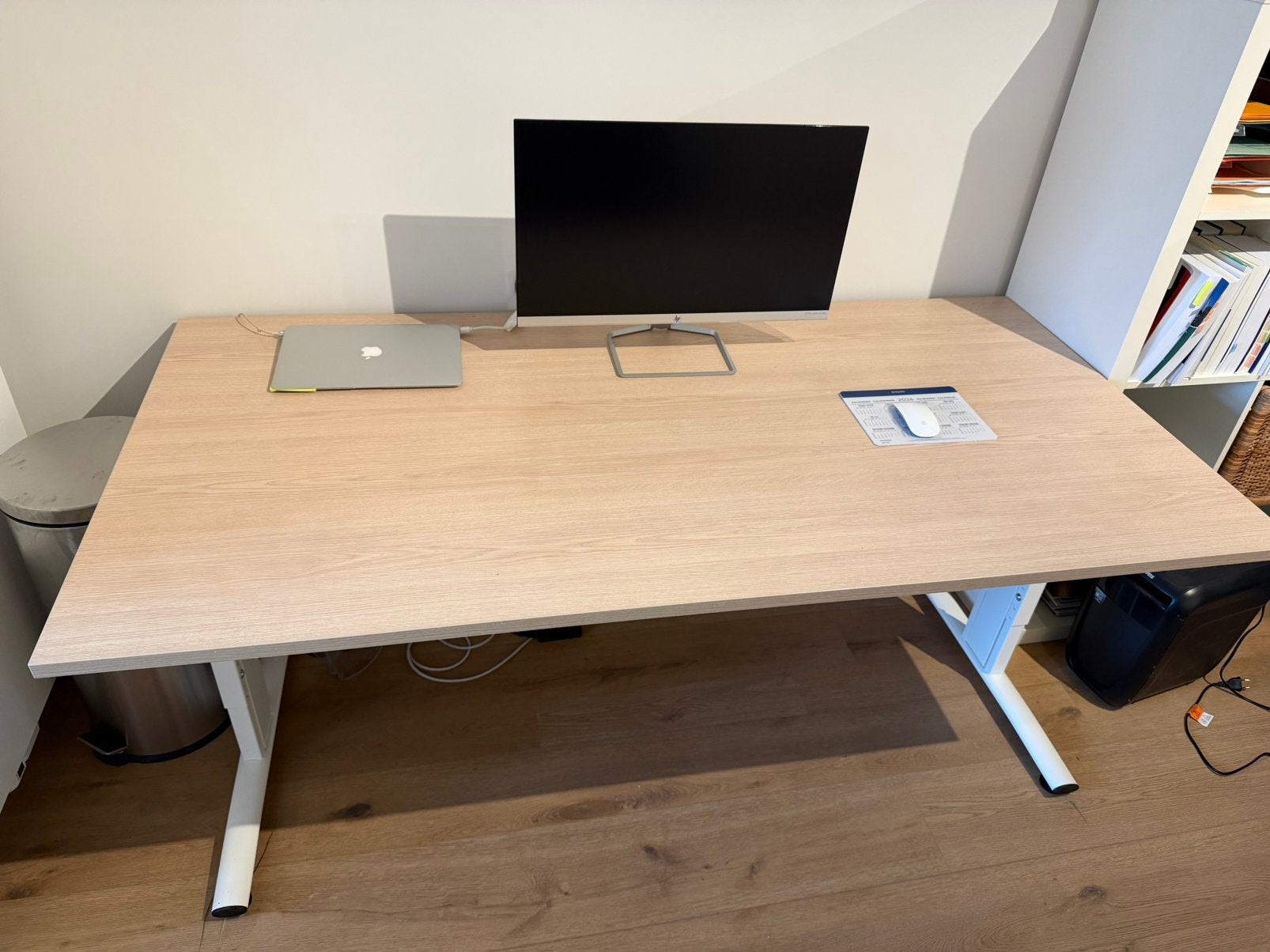 Grote Bureaus te koop Nieuwstaat, Maison & Meubles, Bureaux, 90 cm, Réglable en hauteur, 180 cm, Comme neuf
