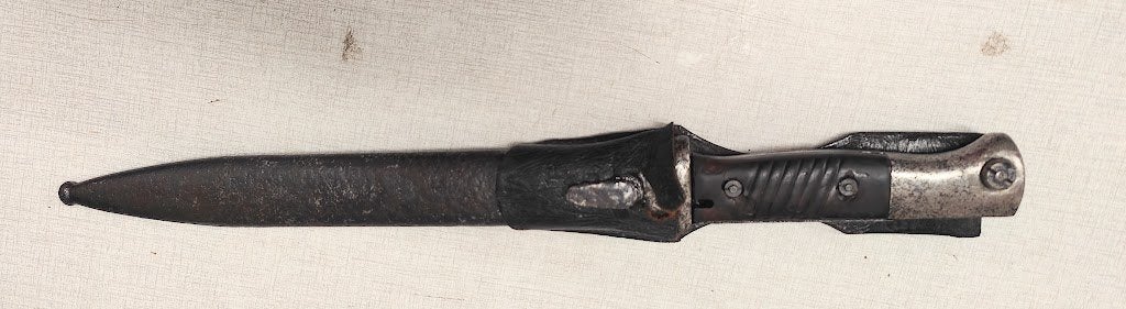 Baionnette mauser 98K allemande ww2(Elite diamant), Collections, Enlèvement ou Envoi, Armée de terre, Couteau ou Poignard
