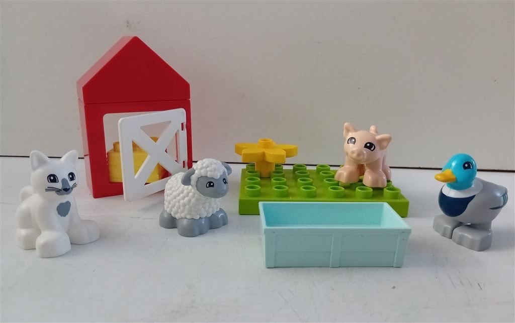 Duplo 10949 - animaux de la ferme - set complet, Ensemble complet, Comme neuf, Duplo, Complet