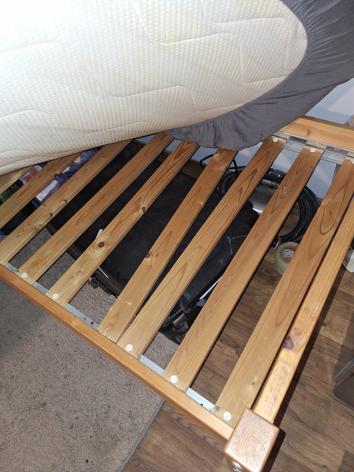 eenpersoon bed, Ophalen, 200 cm, 90 cm