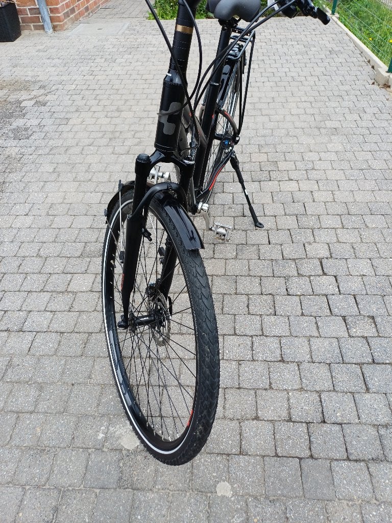 damesfiets, Fietsen en Brommers, Gebruikt, Versnellingen, Minder dan 47 cm, Schijfrem