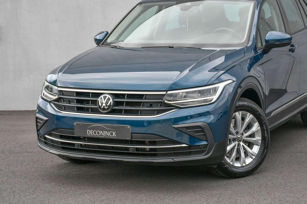 Volkswagen Tiguan eHybrid *DSG*ACC*CARPLAY*LED*PDC+NAVI*VIRT, Automaat, 245 pk, Stof, Zwart