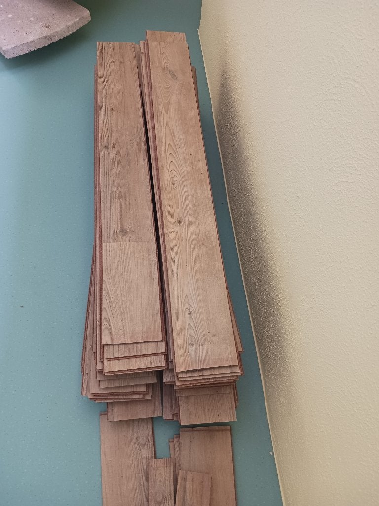 Hydrocork wicanders, Doe-het-zelf en Bouw, Vloerdelen en Plavuizen, Gebruikt, Vloerdelen of -planken, Kunststof, 50 tot 150 cm