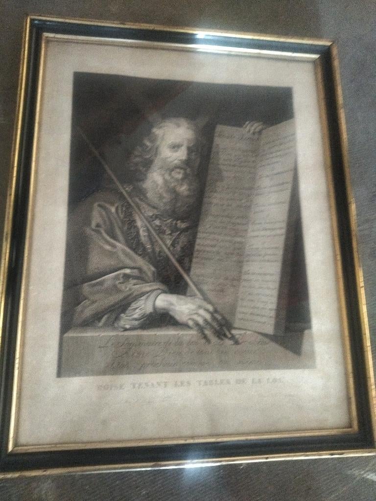 Tableau reproduction Moïse, Ophalen