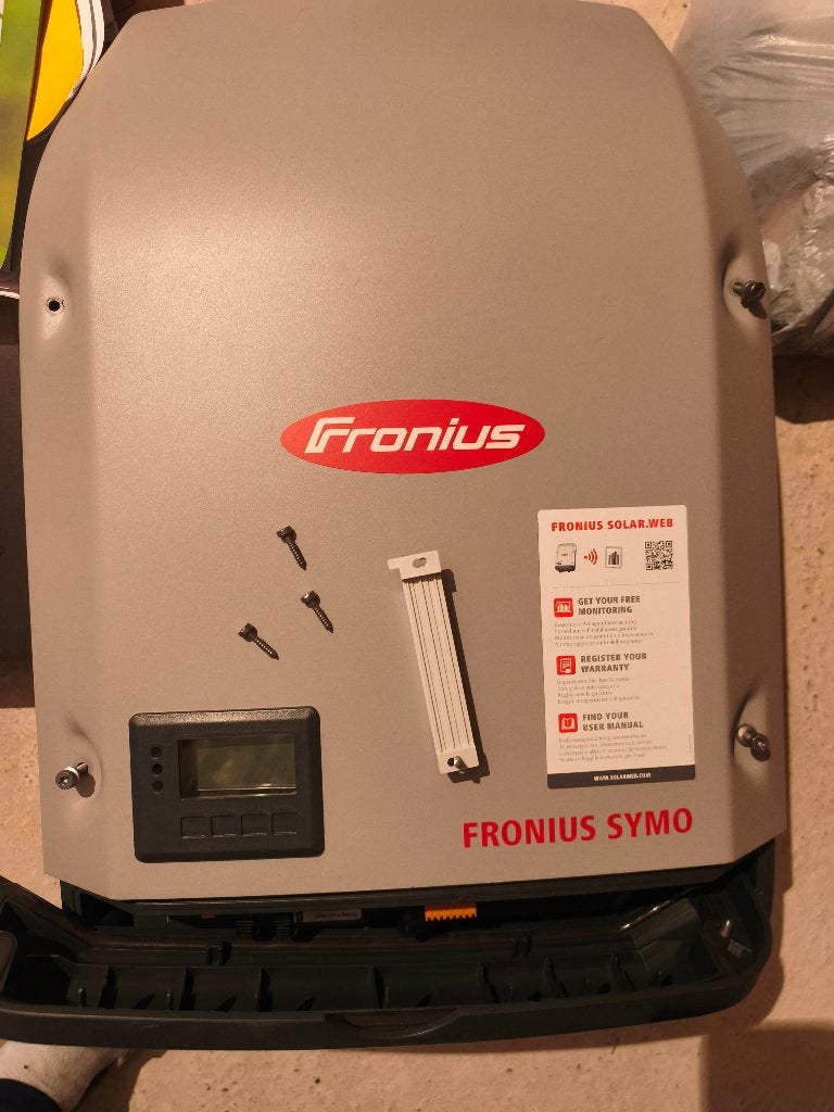 Fronius omvormer, Ophalen, Zo goed als nieuw