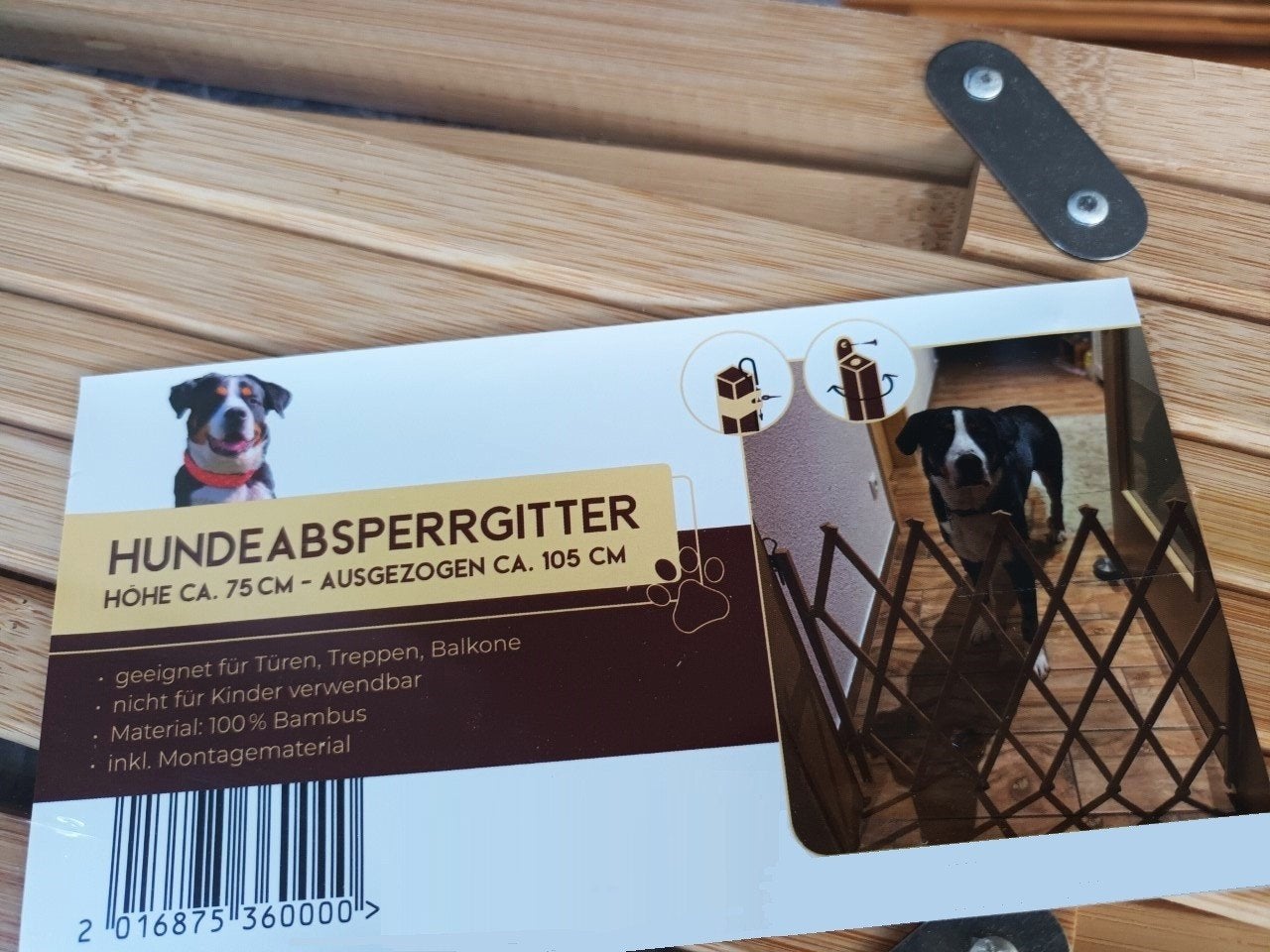 Porte d'escal/barrière pour chien/barrière pliante/barrière, Enlèvement ou Envoi