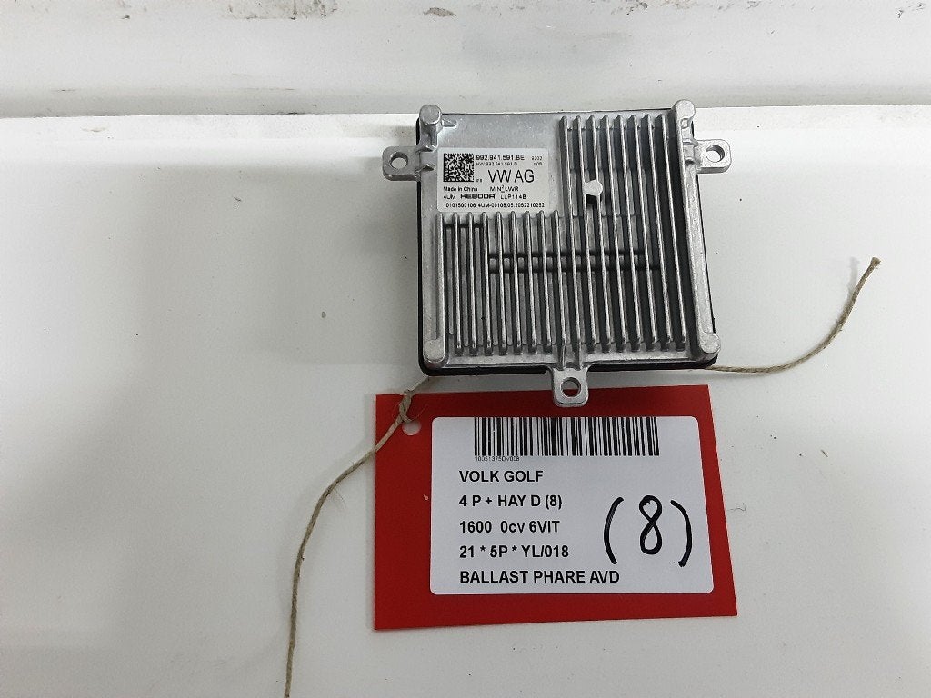 BALLAST DE PHARE XENON DROIT Volkswagen Golf VIII (CD1), Volkswagen, Mevr. I. Hauben, Utilisé, Rue de l'Espoir 34 34
4030  GRIVEGNÉE, BE