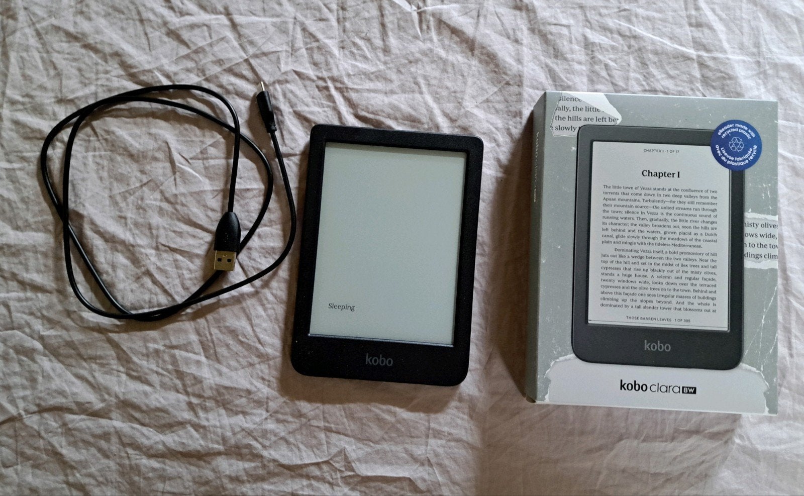 kobo clara bw e-reader, Computers en Software, E-readers, Ophalen, Bluetooth, 6 inch of minder, Zo goed als nieuw