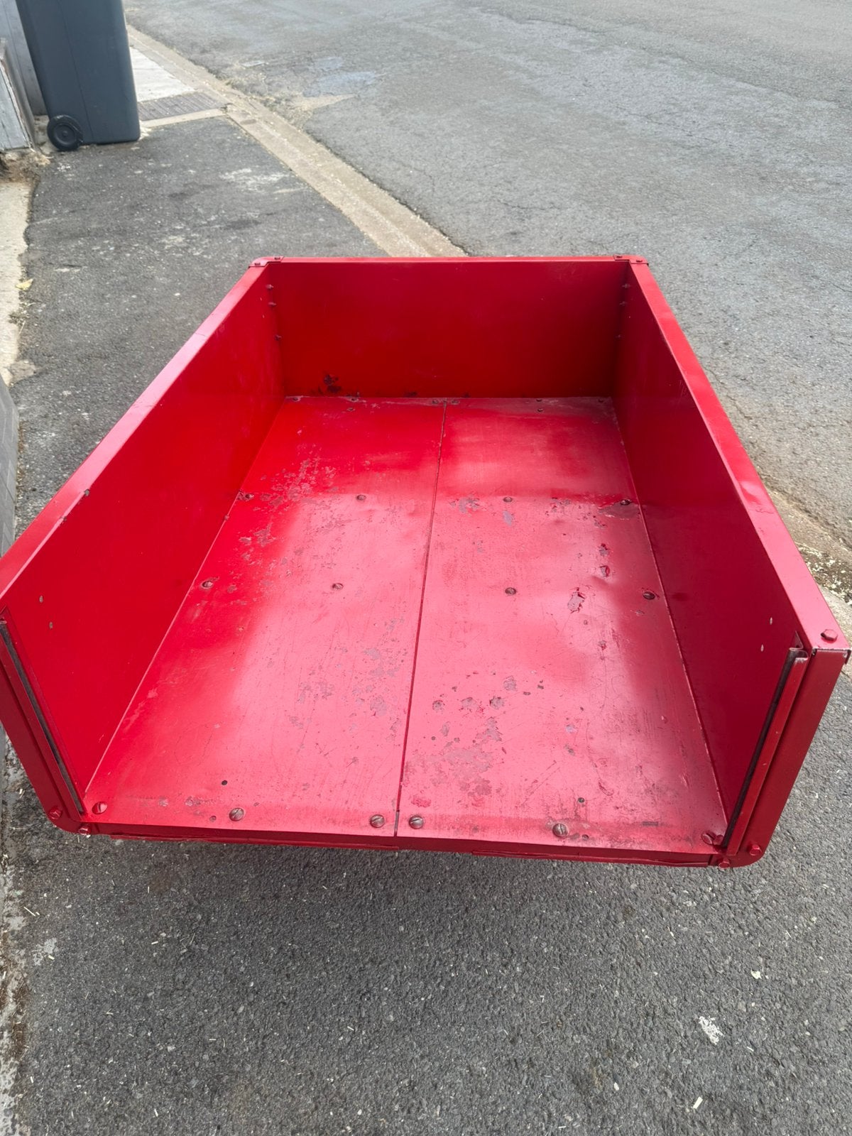 Petite remorque basculante, quad ou tracteur tondeuse, Jardin & Terrasse, Enlèvement, Comme neuf