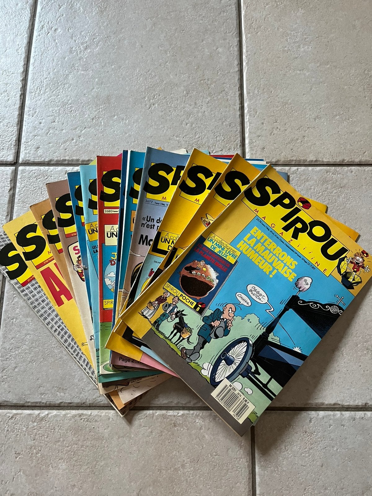 Magazine spirou, Livres, Journaux & Revues, Enlèvement ou Envoi, Utilisé, Autres types