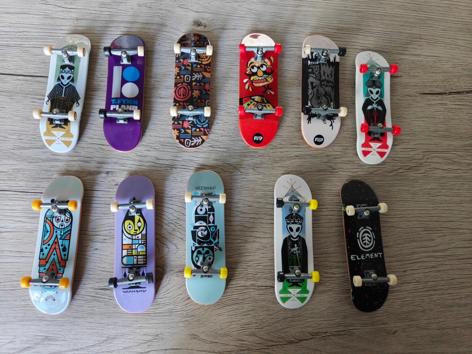 11 Tech deck fingerboards in goede staat apart of samen, Ophalen of Verzenden, Gebruikt