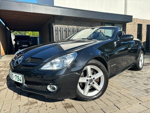 MERCEDES SLK 200 kompressor  CABRIO, 4 cilinders, Cabriolet, 1796 cc, Zwart