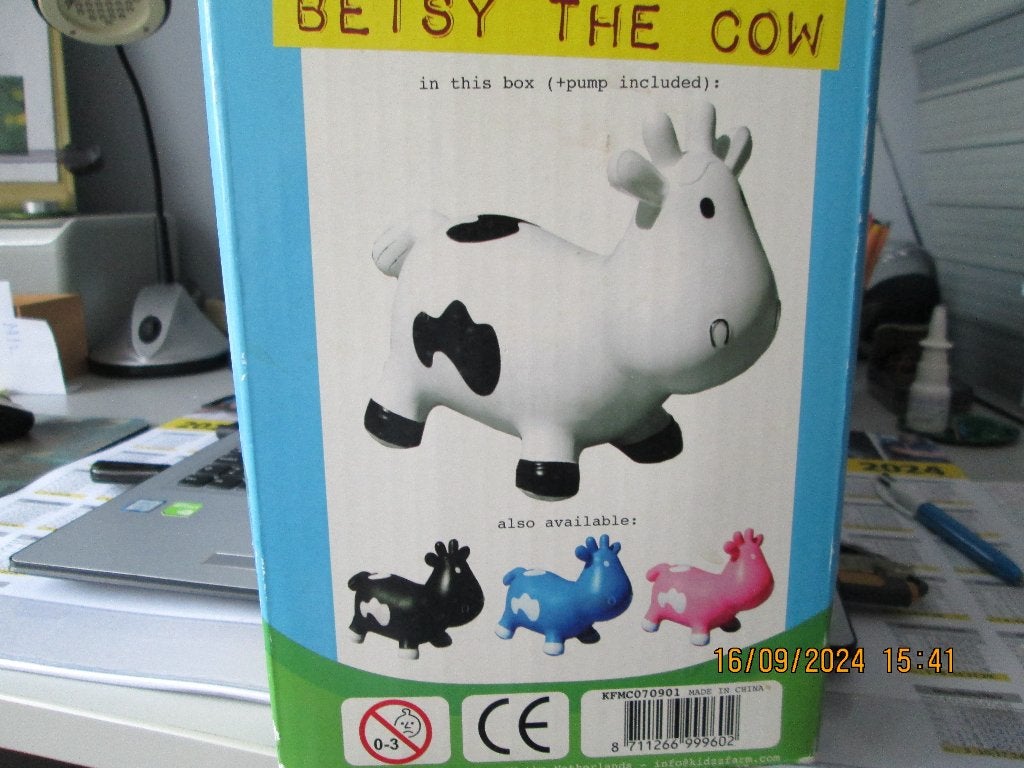 Vache gonflable pour sauter., Enfants & Bébés, Jouets | Extérieur | Figurines gonflables, Enlèvement, Neuf