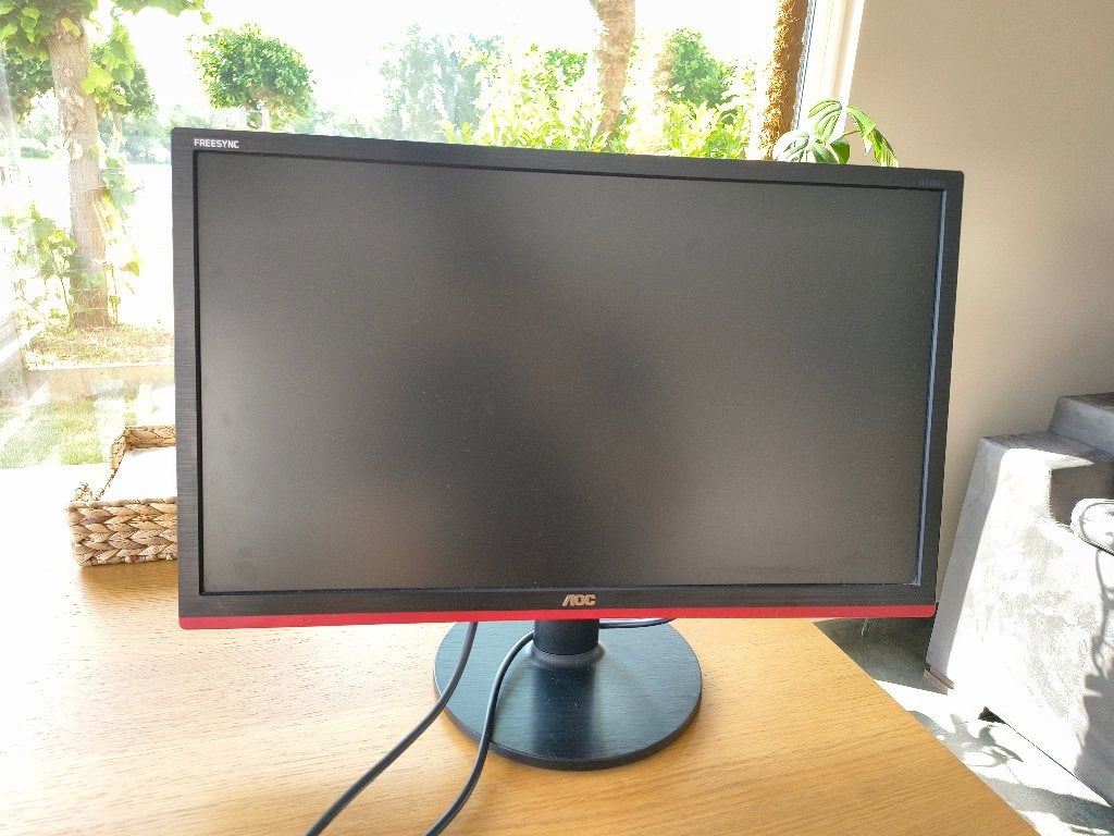 Monitor AOC 24in Full HD 1080p, Computers en Software, Monitoren, Gebruikt, 61 t/m 100 Hz, DisplayPort, Ophalen