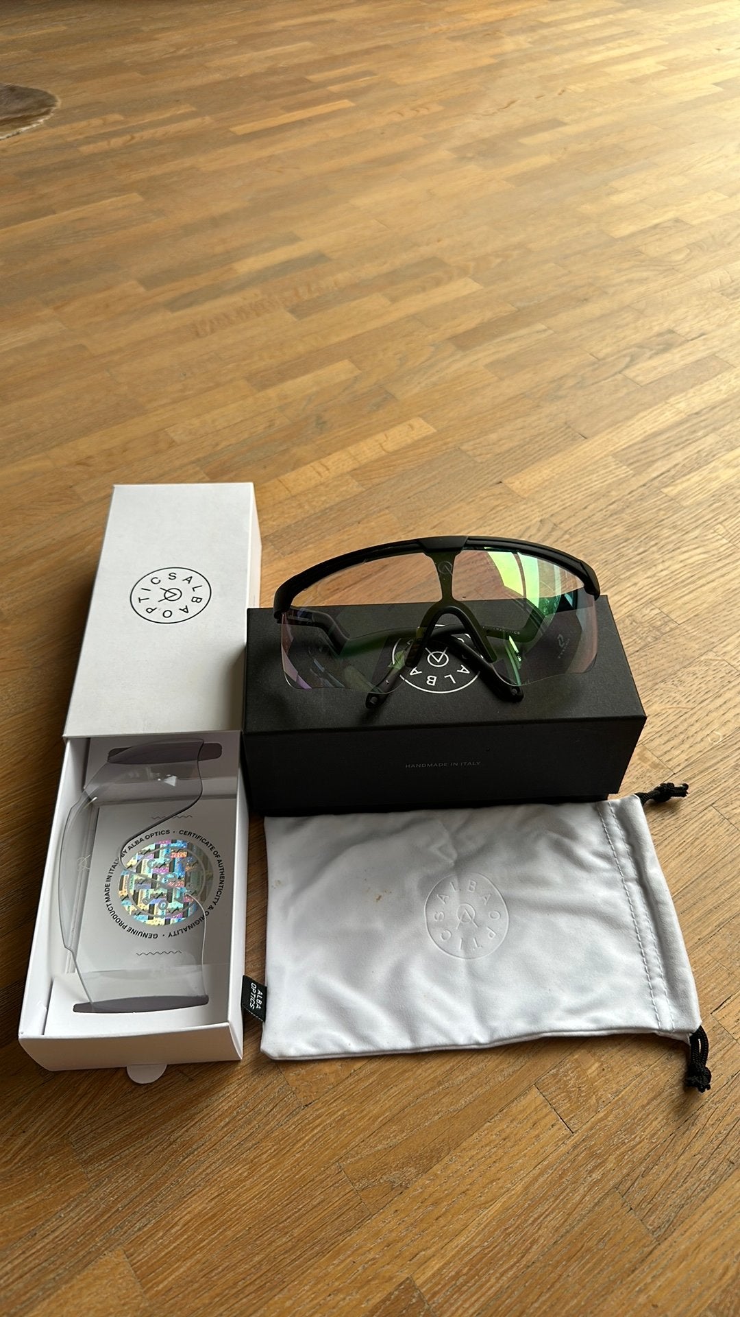 Fietsbril Alba Optics, Ophalen, Zo goed als nieuw