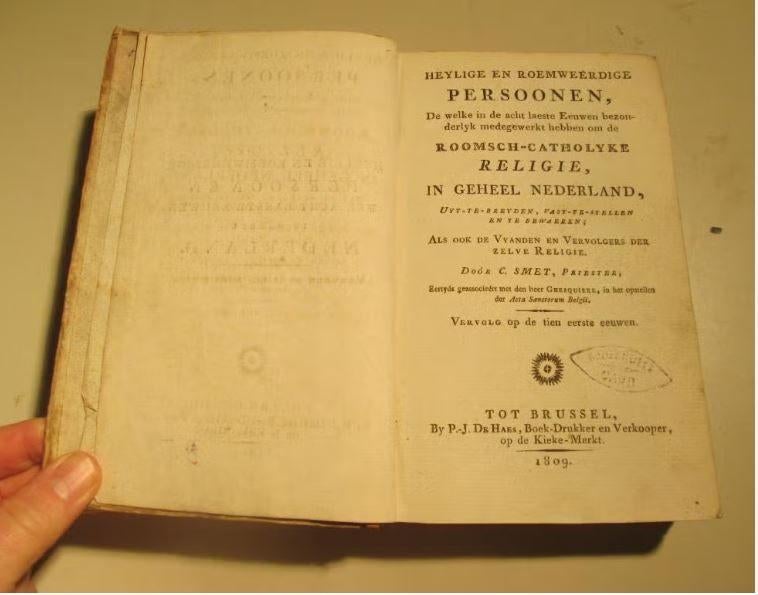 Livre ancien - Personnages saints et célèbres - 1809, Enlèvement ou Envoi