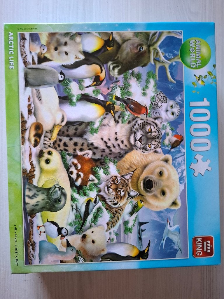 4 Puzzels, Ophalen of Verzenden, 500 t/m 1500 stukjes, Gebruikt, Legpuzzel