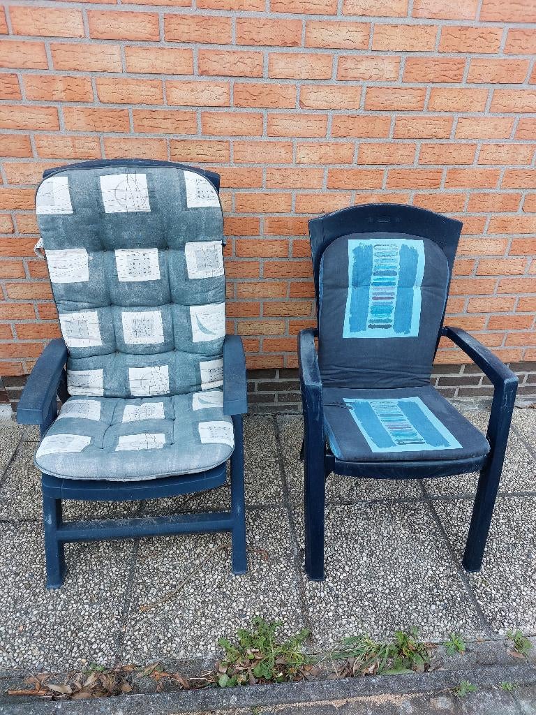 Chaises jardin, Enlèvement, Utilisé, Plastique, Empilable