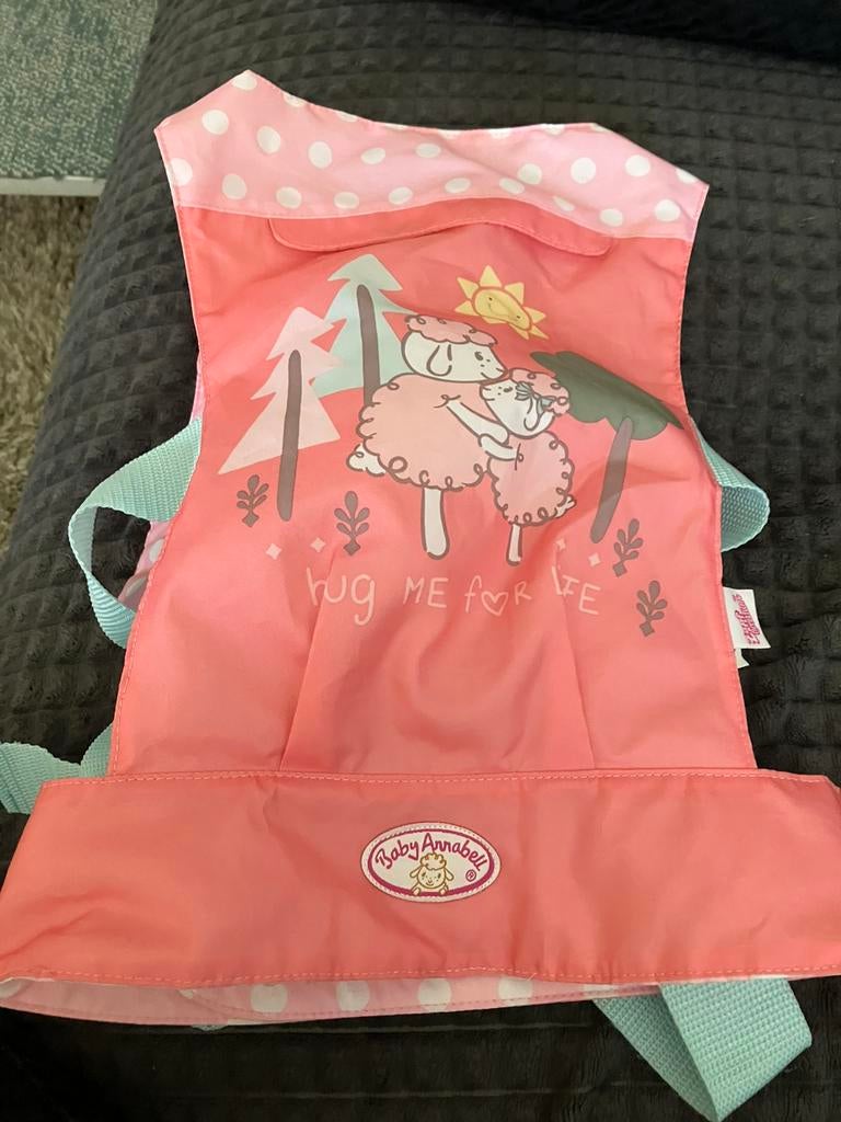 Porte-bébé Annabell Zapf Creation pour poupée 43 cm, Enlèvement ou Envoi, Comme neuf