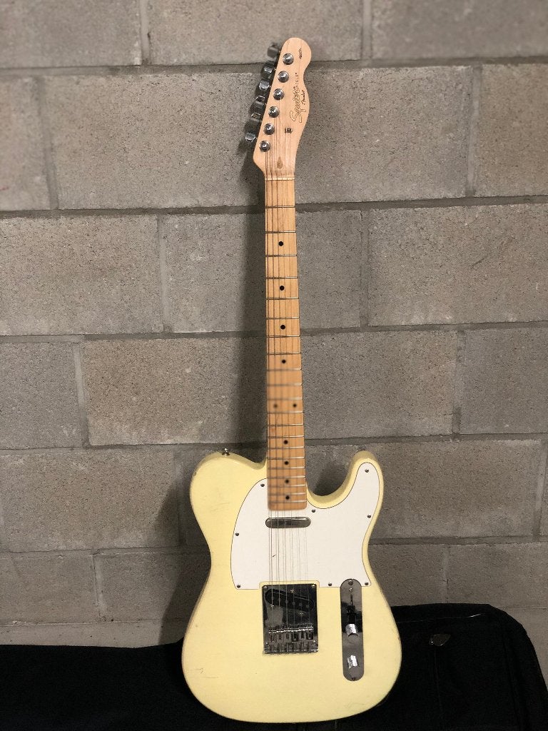 Squier Affinity Telecaster (2014) + housse, Musique & Instruments, Enlèvement, Utilisé, Fender