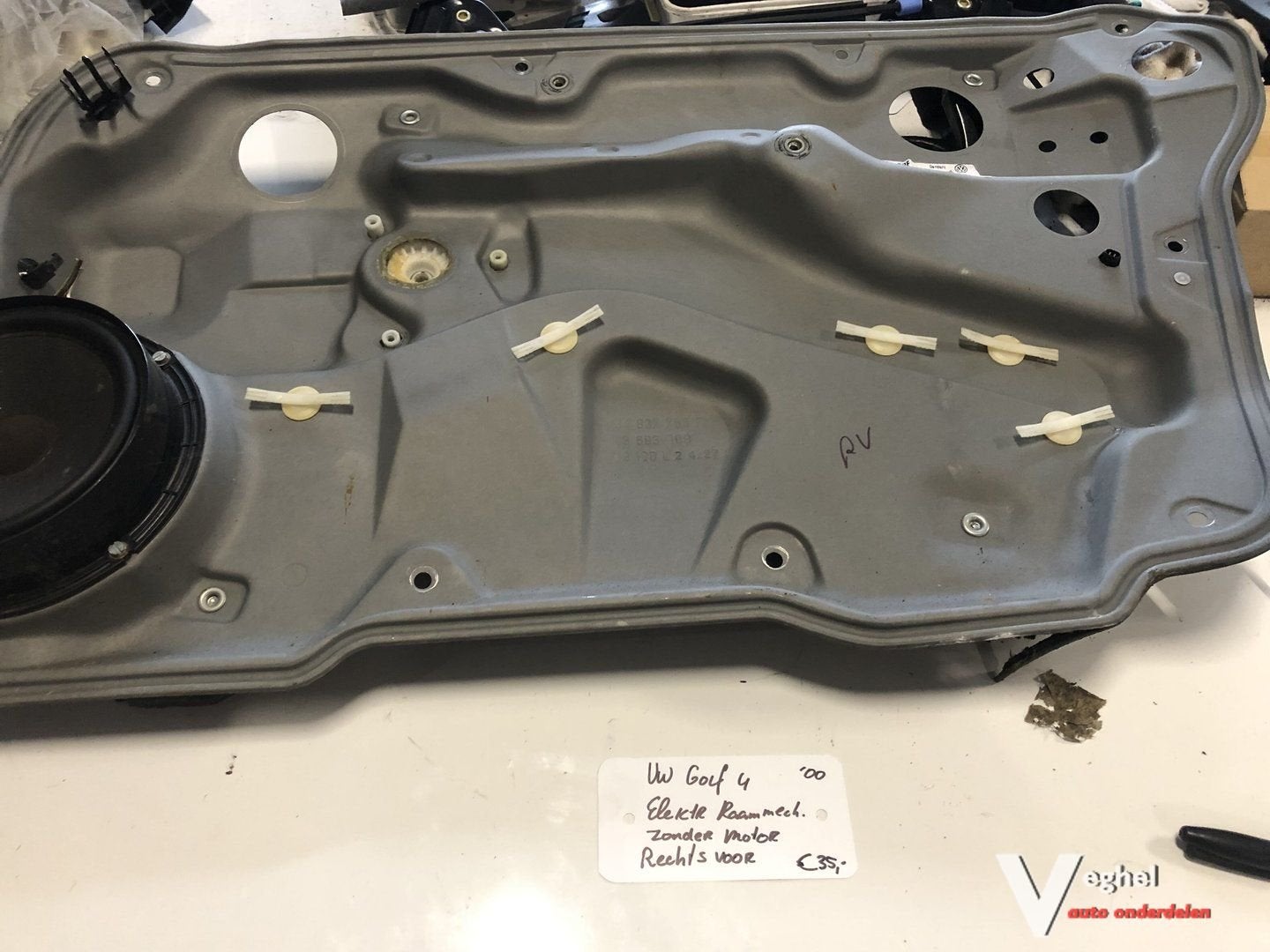 Vw Golf 4 2000 Elektr. Raammech. zonder motor Rechtsvoor, Gebruikt, -, -, Ophalen of Verzenden