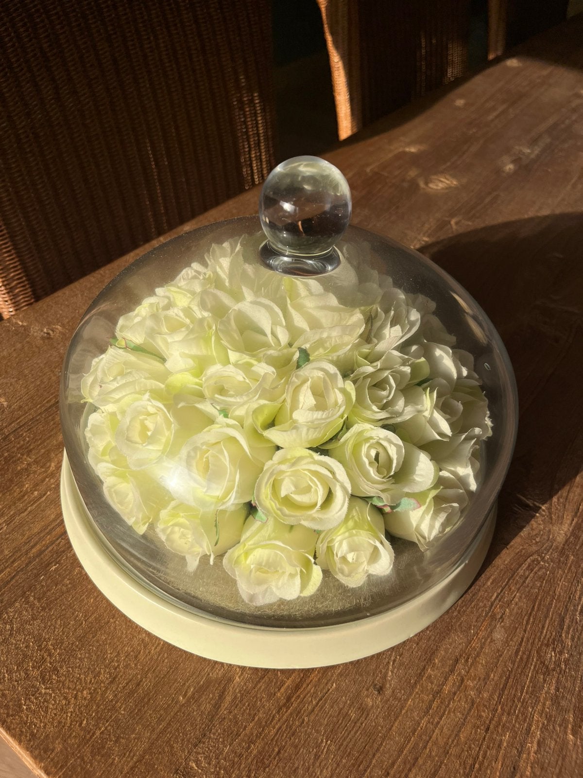 Cloche avec fleurs, Enlèvement, Comme neuf