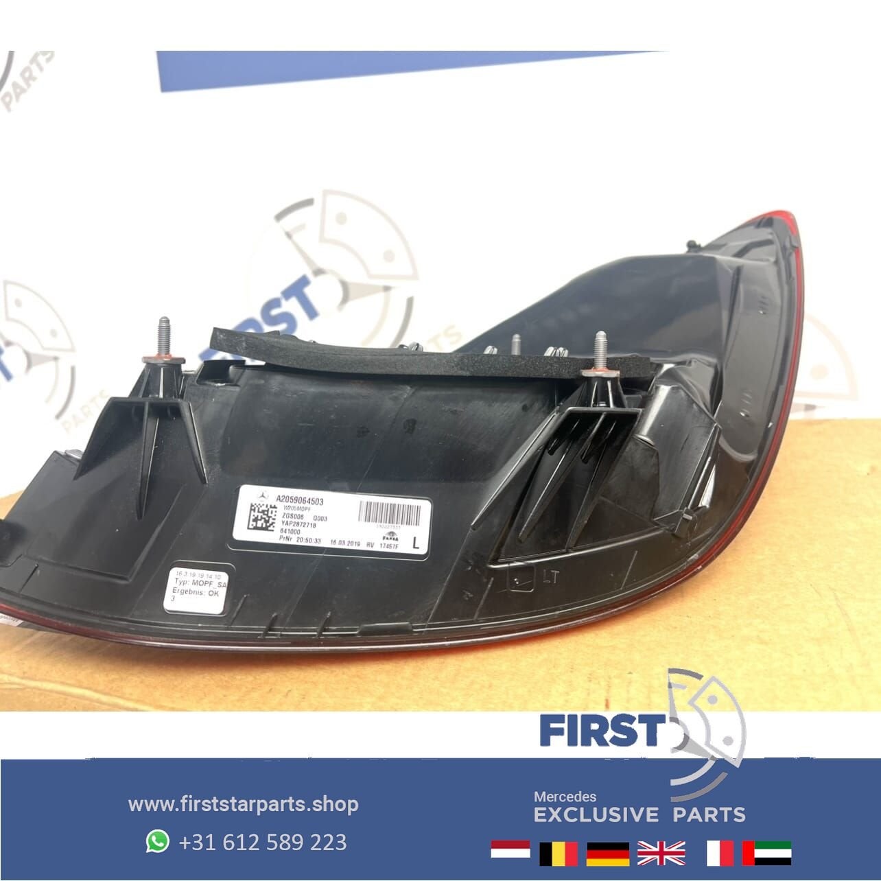 A2059064503 W205 FACELIFT VOL LED achterlicht LINKS Mercedes, Auto-onderdelen, Gebruikt, -, Ophalen of Verzenden, -