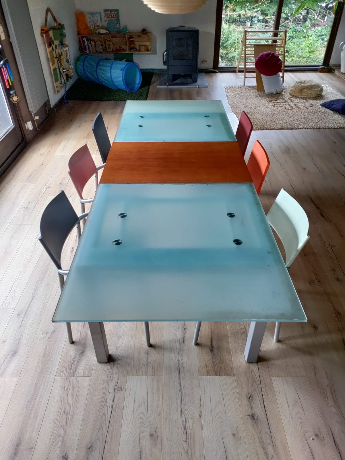 Design eettafel Atavola van B&B Italia, Enlèvement, Utilisé, 50 à 100 cm, Rectangulaire