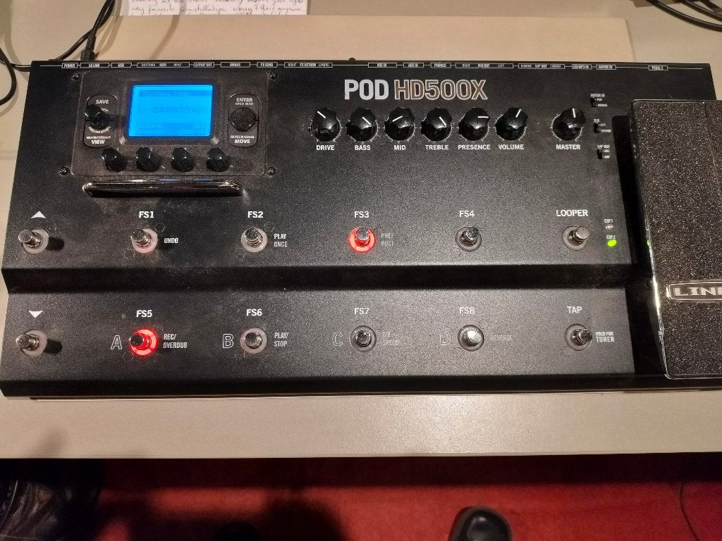 Line6 POD HD500X, Ophalen of Verzenden, Zo goed als nieuw, Delay of Echo