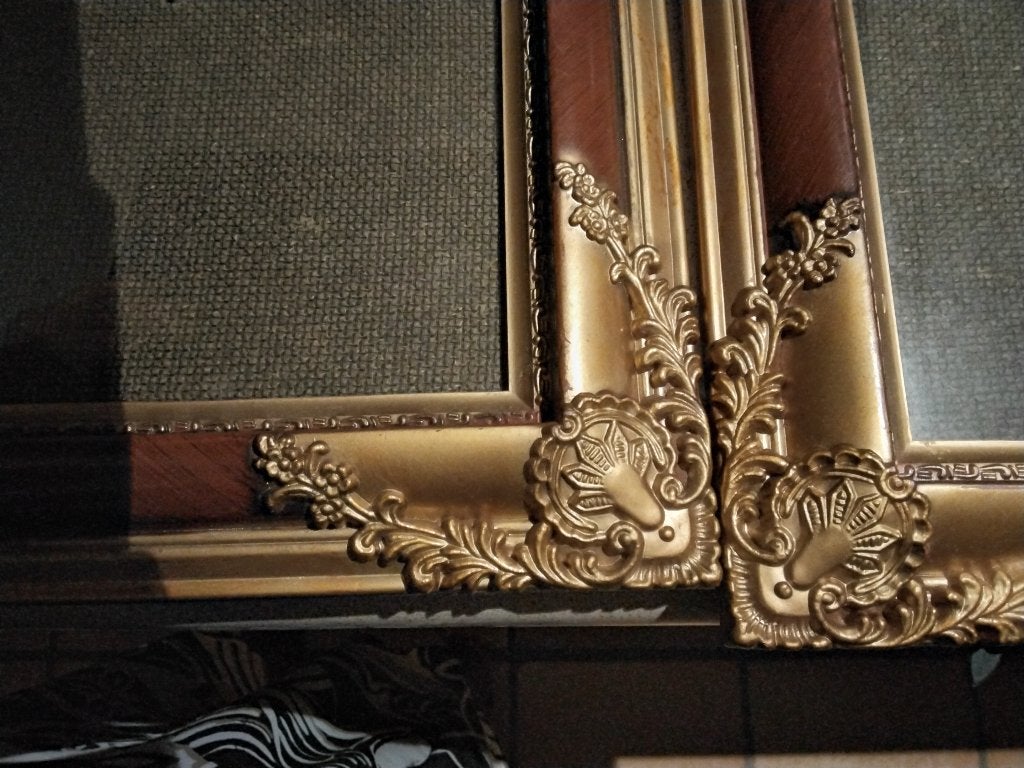 3 Kaders, niet van hout en niet van goud, Comme neuf, Synthétique, 27 cm, 33 cm