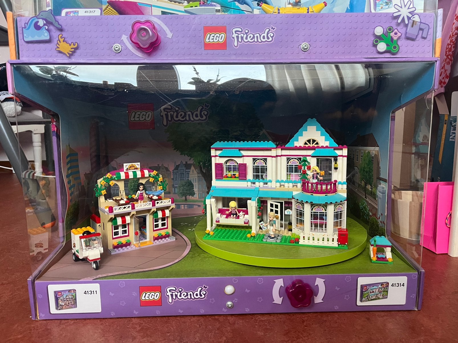 Rare présentoir original LEGO Friends 41311 + 41314, Enlèvement, Comme neuf, Lego, Friends