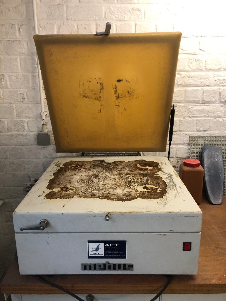Presse sous vide Mebus, Enlèvement