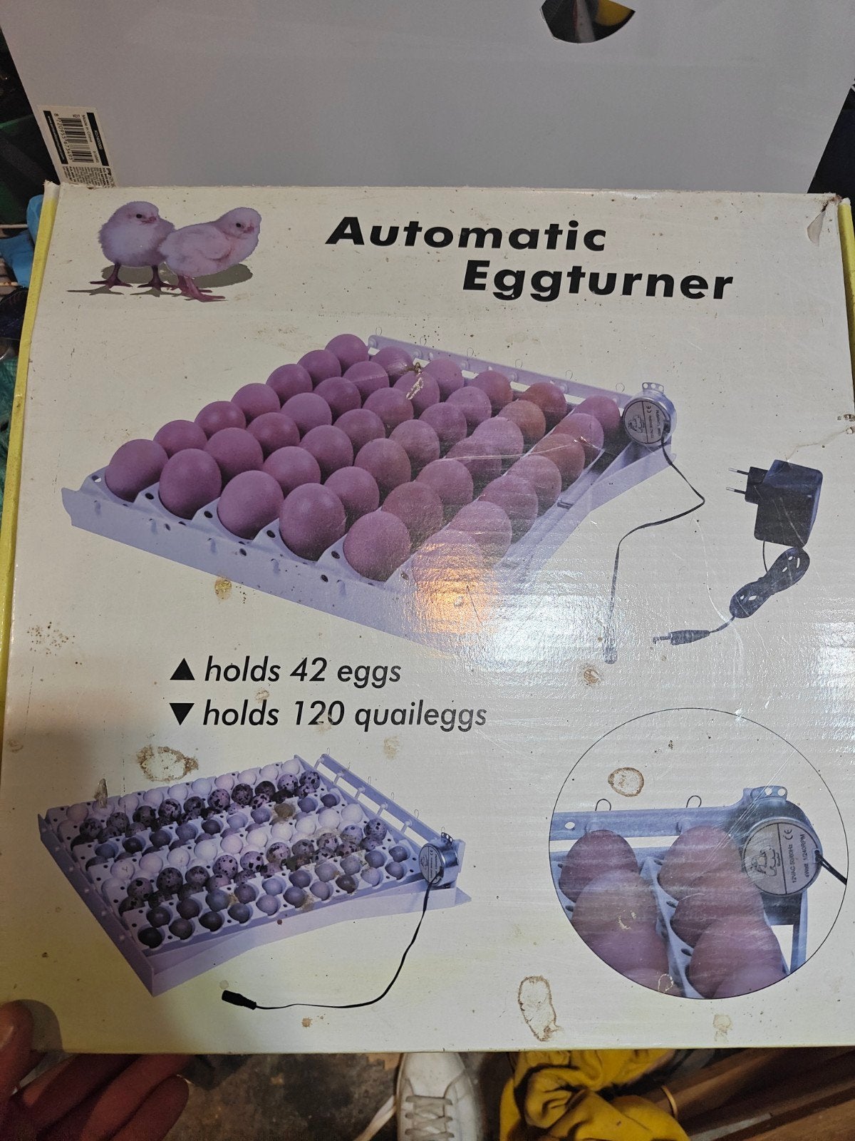 Automatische eierkeerder – AT-42Q – €40 (nooit gebruikt ), Ophalen, Zo goed als nieuw